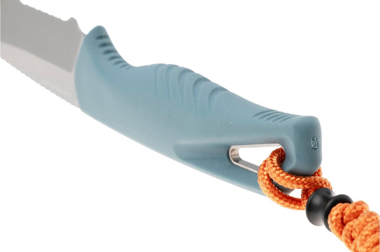 Benchmade Intersect 18050S CPM MagnaCut, Depth Blue Santoprene, Serrated vaststaand mes