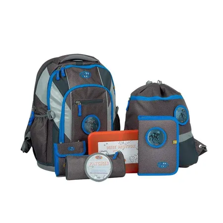 School-Mood Schulrucksackset Loop Air Henry, 7-teilig