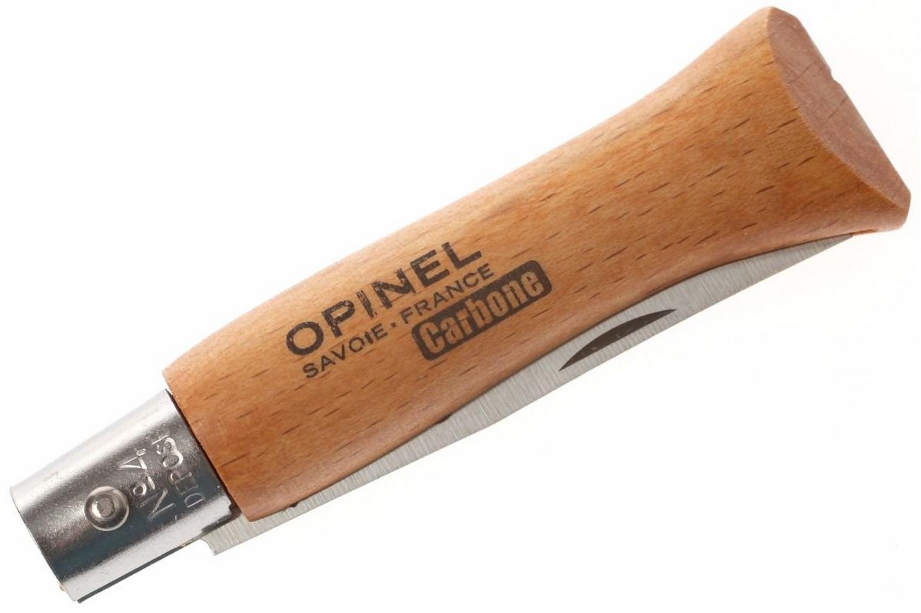 Opinel zakmes No. 04, koolstofstaal, lemmetlengte 5,5 cm