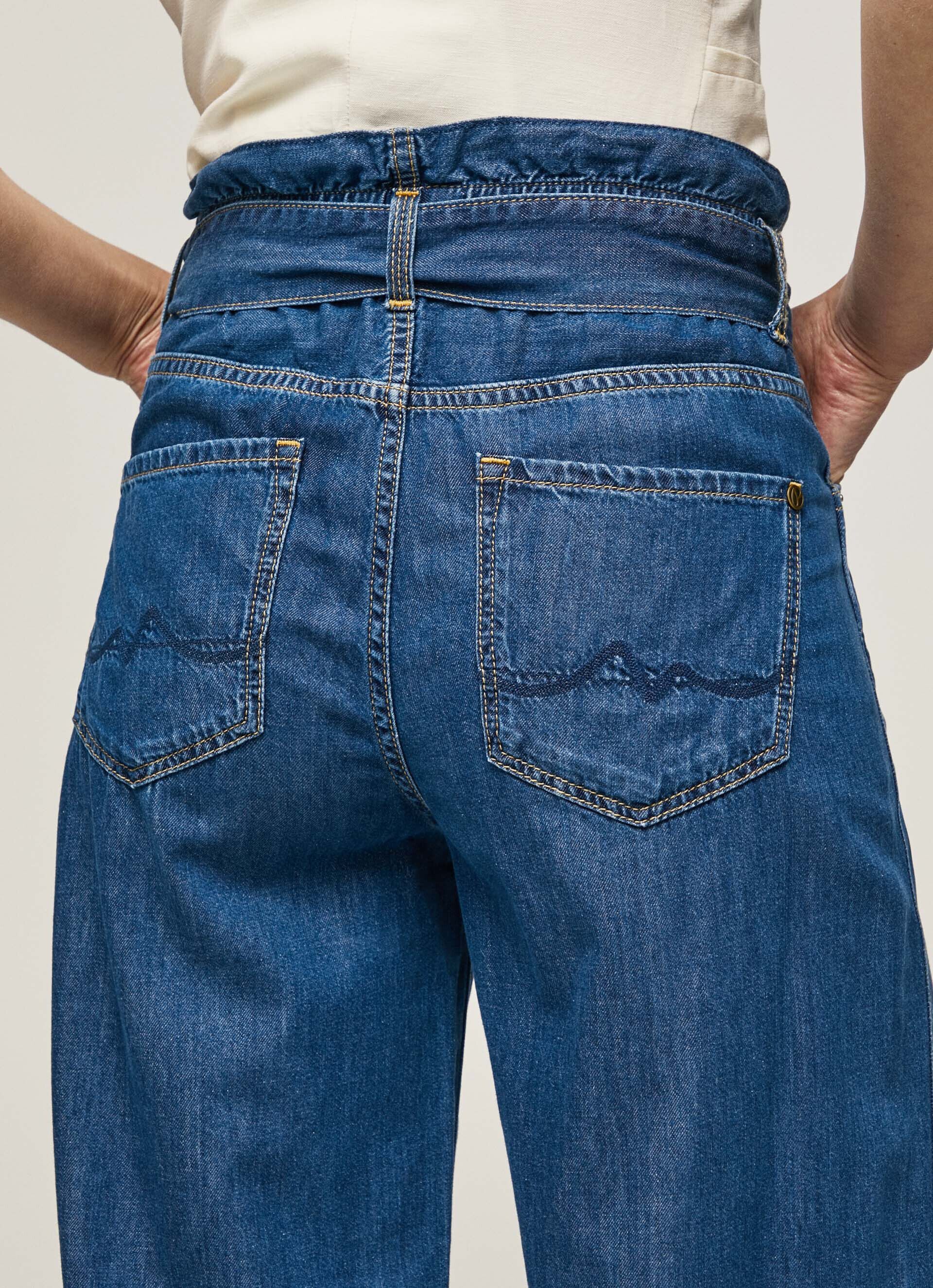 JEAN DAISY FIT ANCHO TIRO ALTO - jeans