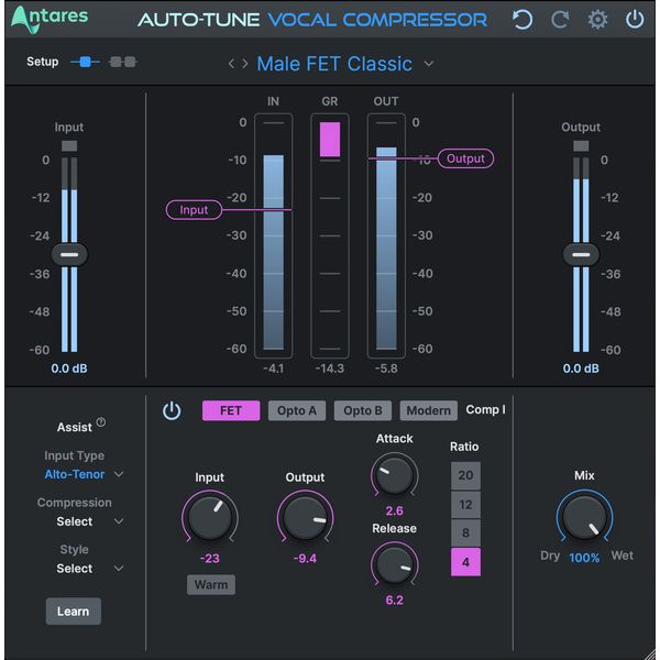 Antares Auto-Tune Vocal Compressor