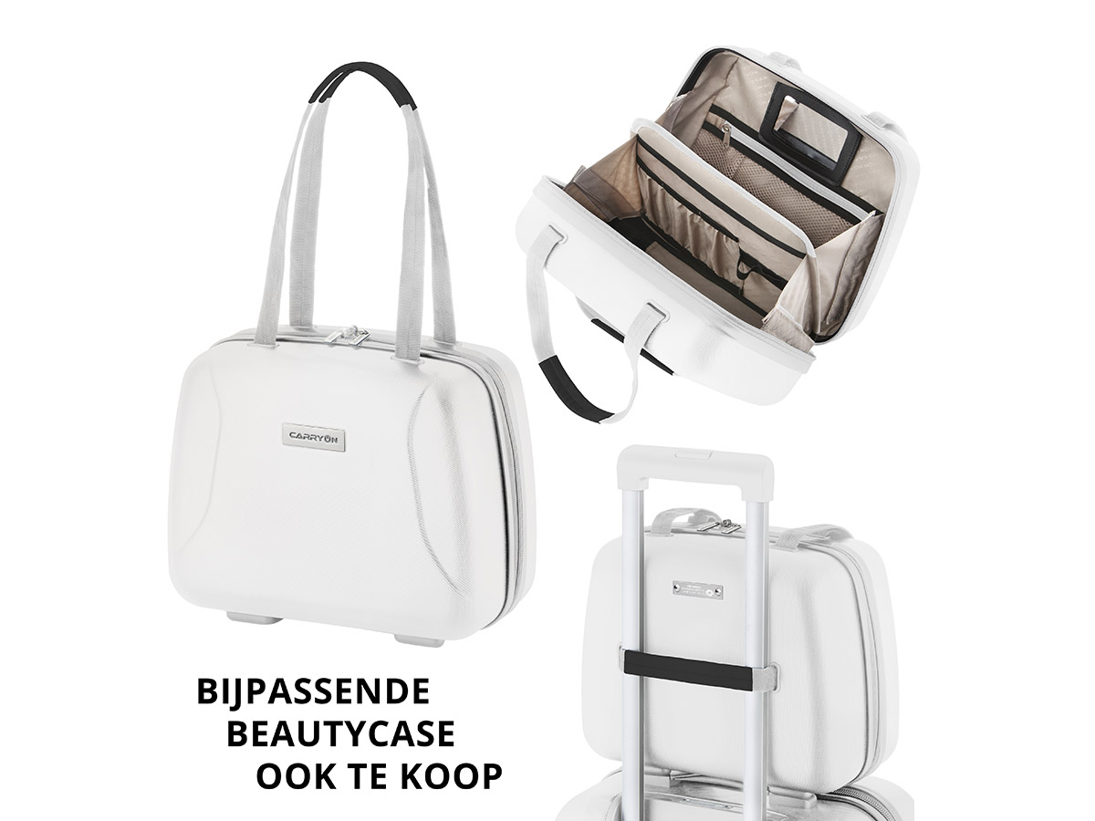 CarryOn Skyhopper 3-delige TSA kofferset - White