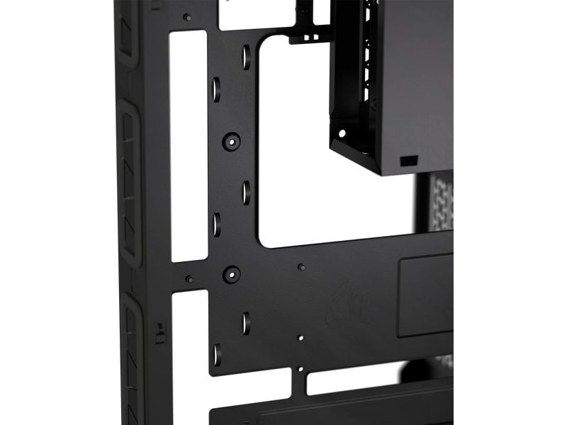 Corsair PC-Gehäuse 6500X Schwarz Mid-Tower PC-Case mit Zwei-Kammer-Design und herausragendem Luftstrom