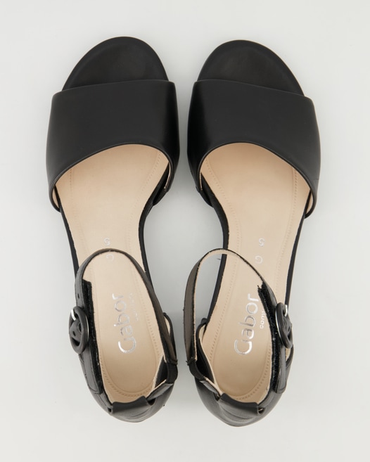 Gabor Comfort 22.902.27 Sandalen in Schwarz