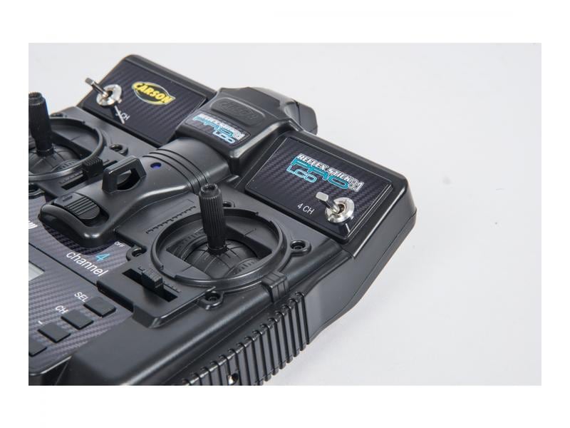 Carson Fernsteuerung Reflex Stick Pro 3.1 LCD 4 Kanal mit E 4-Kanal RC-Anlage für Fahrzeuge