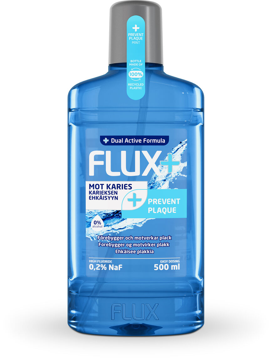 Flux  Prevent Plaque fluorskyll 0,2% NaF 500 ml