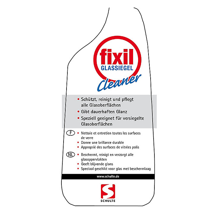 Fixil Cleaner 500 ml, produit nettoyant pour surfaces en verre anticalcaire
