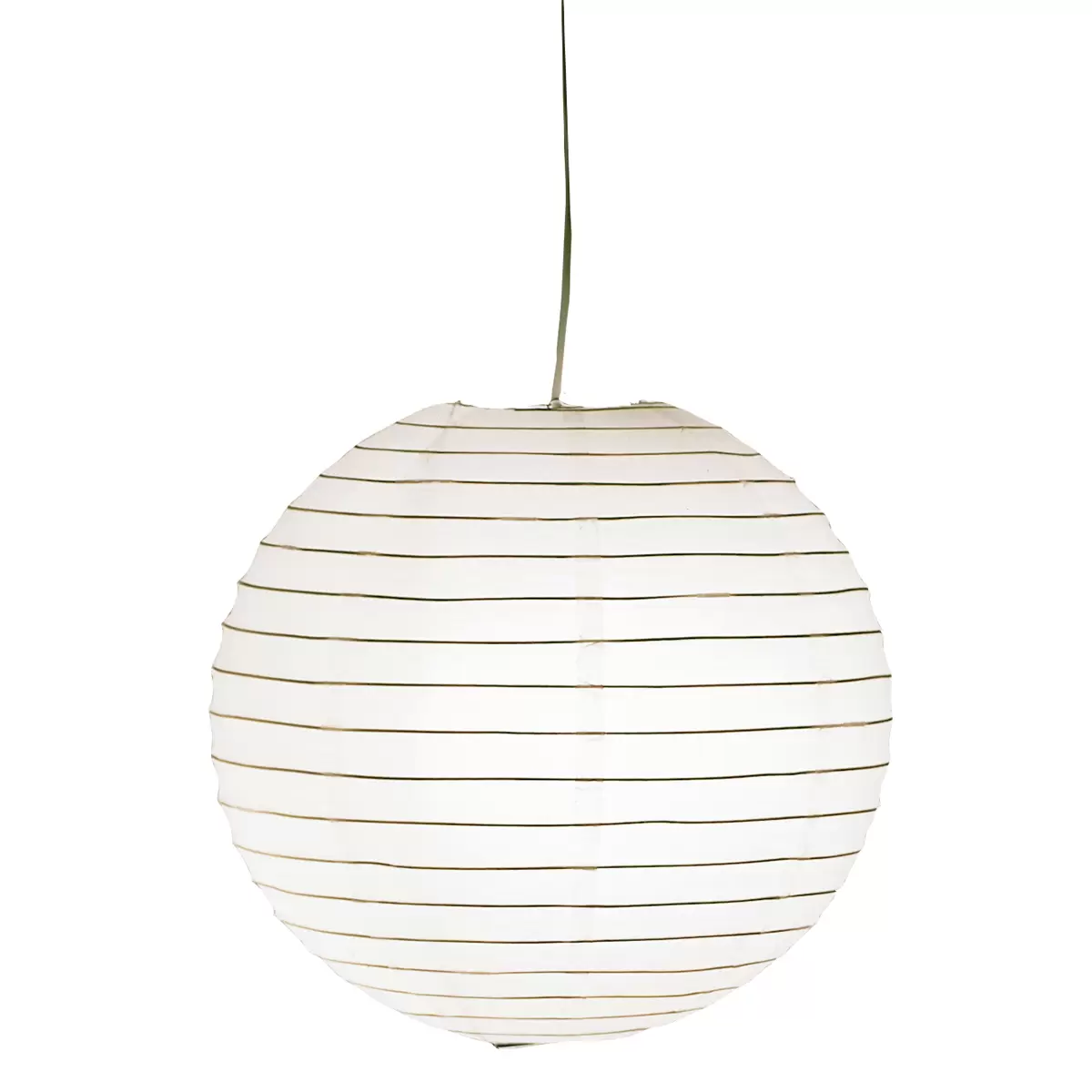 Papier-Pendelleuchte Japan weiss
