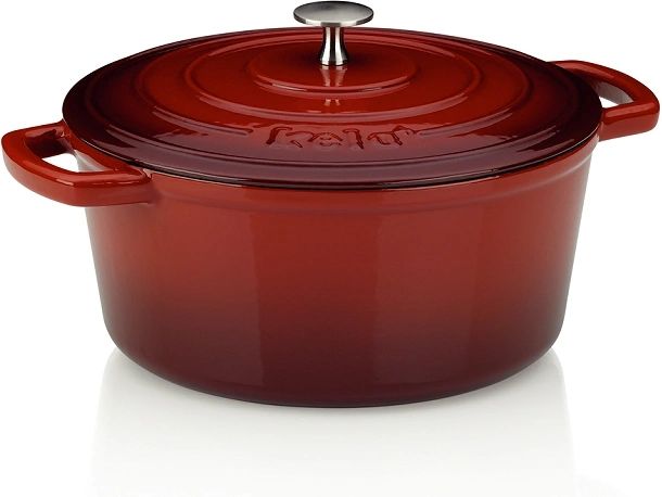 Kela Bräter Calido 26 cm, Rot Runder Bräter