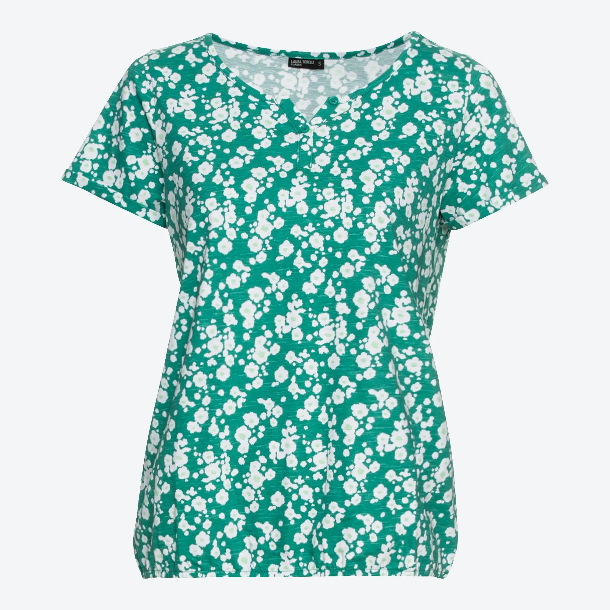Damen-T-Shirt mit Blümchen-Muster