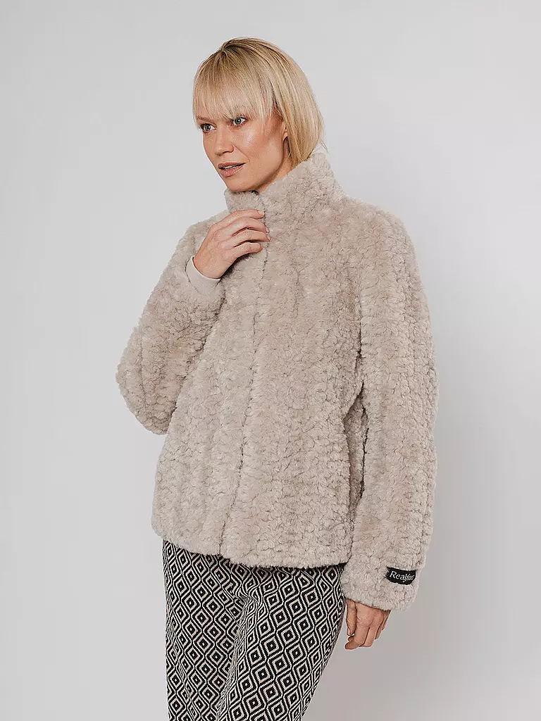 RINO&PELLE Jacke in Felloptik KION creme