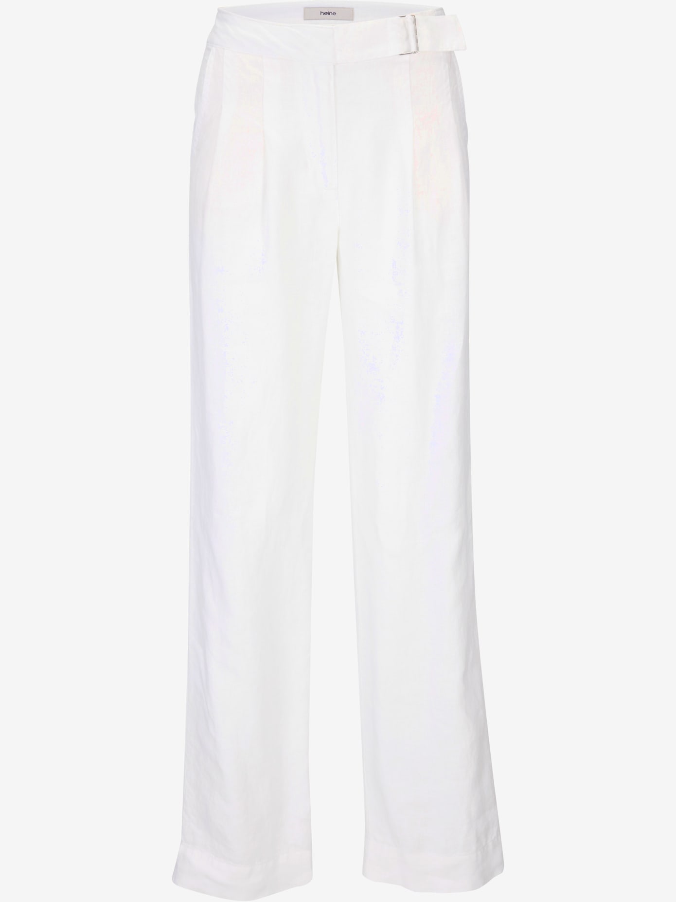 Pantalon en lin jambes larges