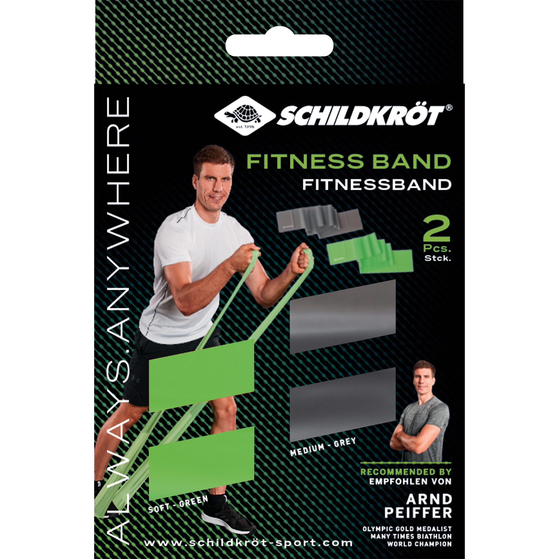 Schildkröt Fitness Fitnessbänder 2er soft/medium