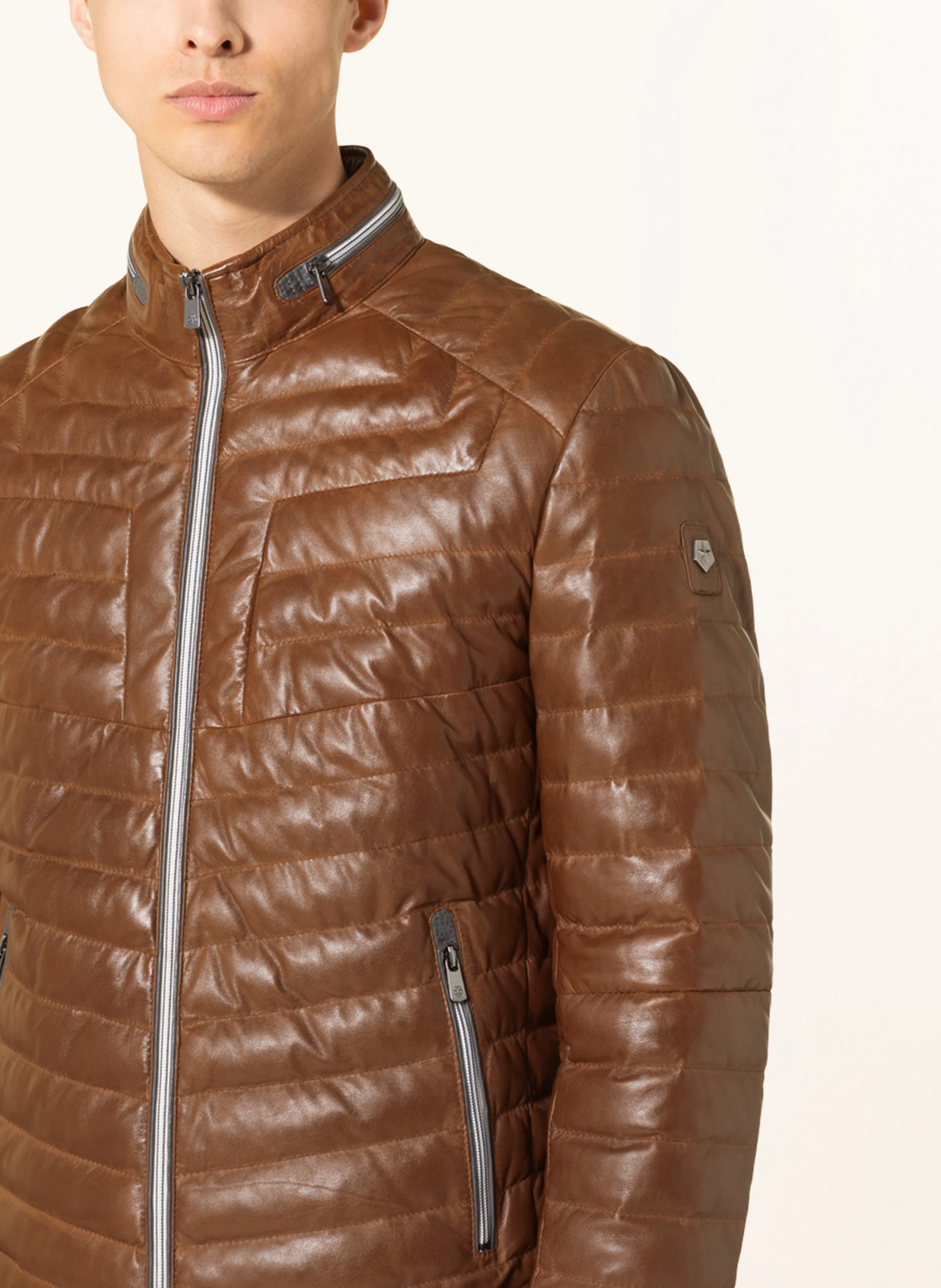 MILESTONE Lederjacke MS-MALIK mit SORONA®AURA-Isolierung