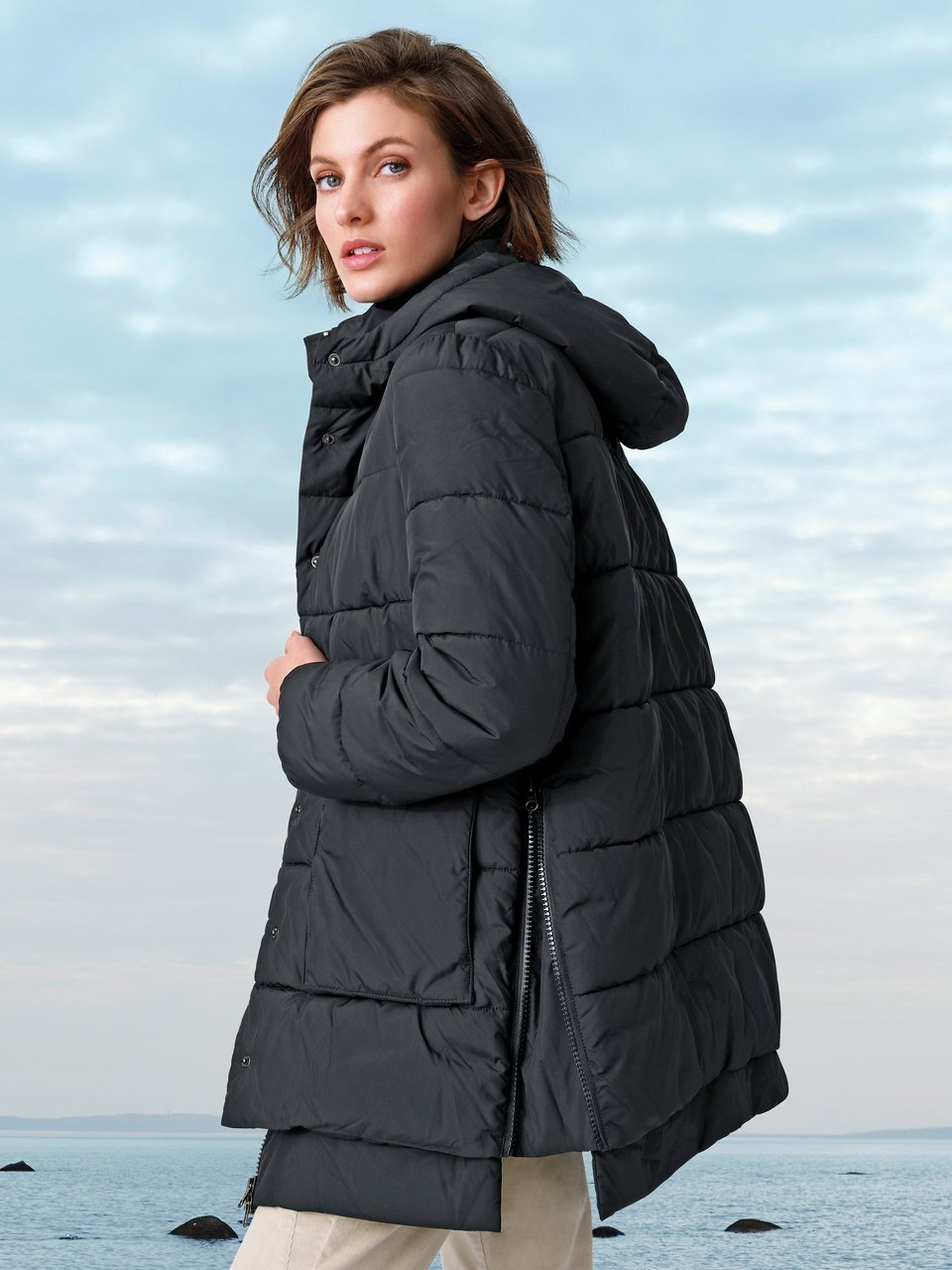 Long-Steppjacke