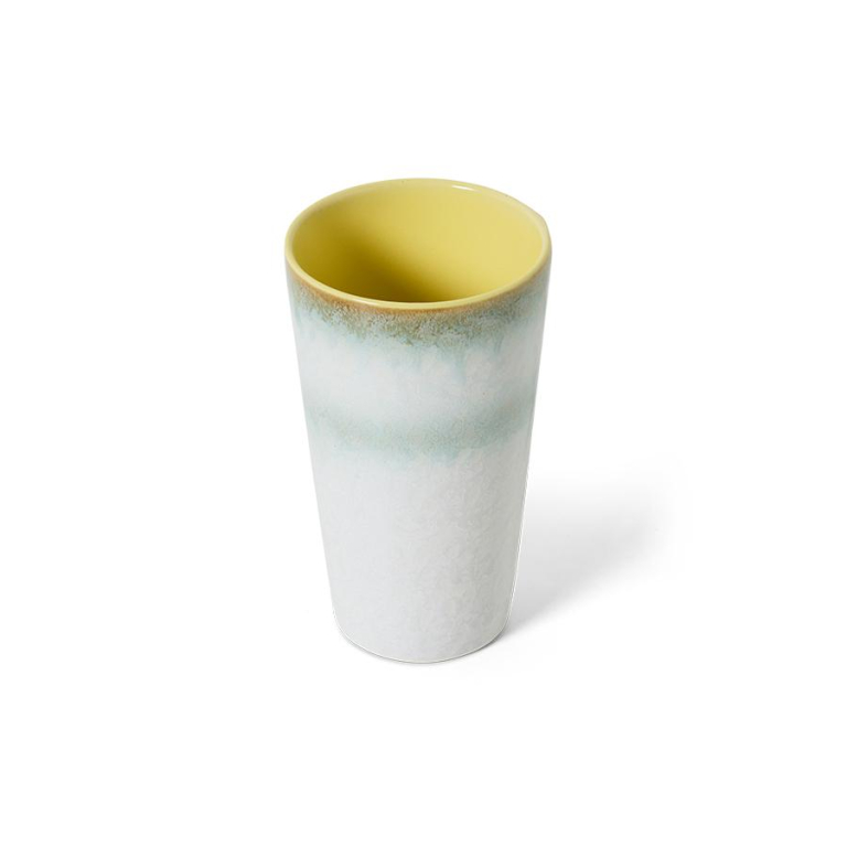 HKliving 70's Ceramic latte mok Petal