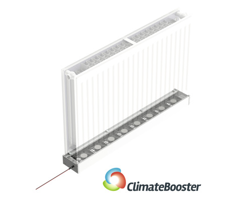 Climatebooster radiatorventilatorsysteem Pro 50 cm voor radiatoren