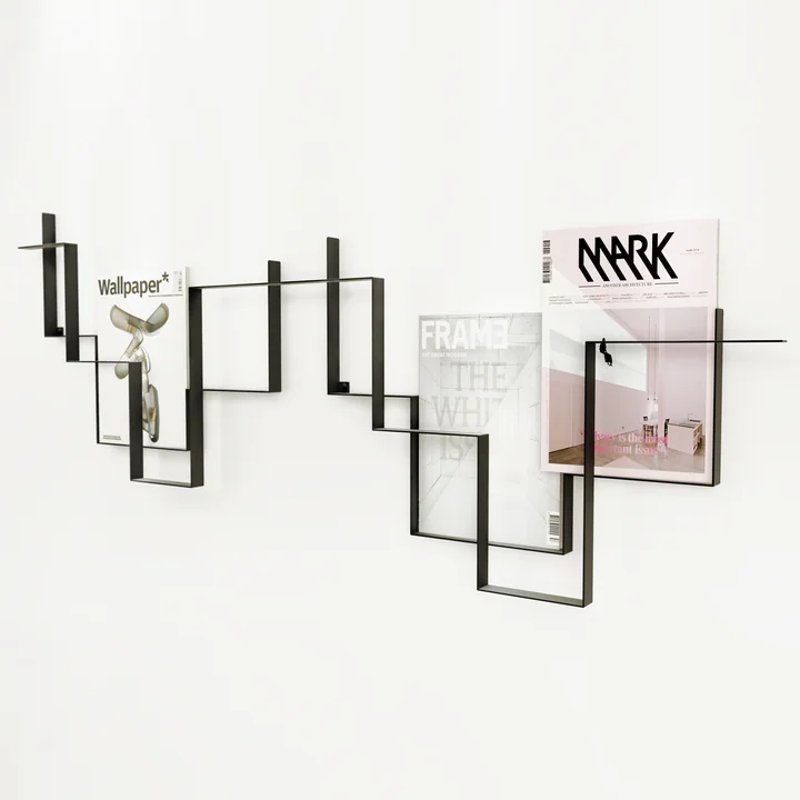 Frederik Roijé - Guidelines Zeitschriftenhalter, dunkelgrau