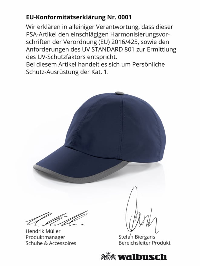 Baseballkappe UV-Schutz