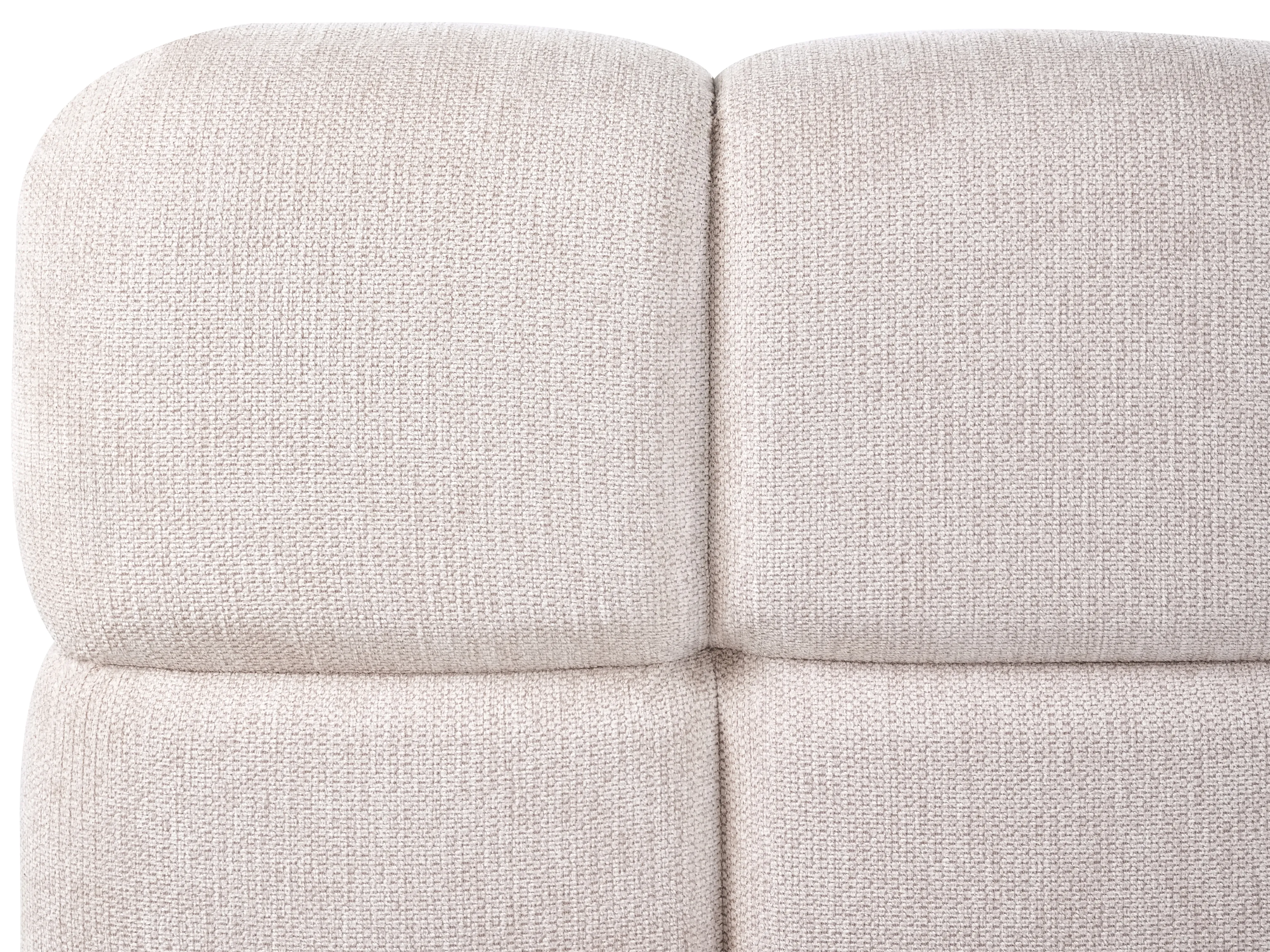 Bed met opbergruimte Stof BASTON 180 x 200 cm Lichtbeige