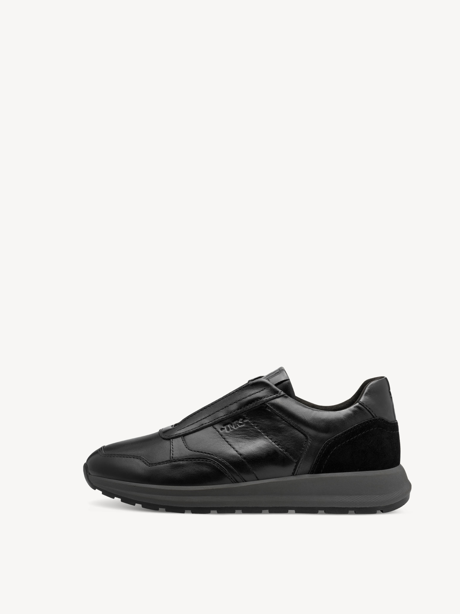Leren Sneaker - zwart