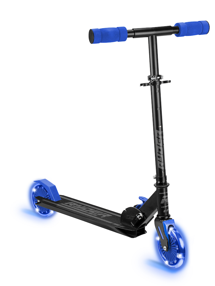 Patinete Ryder Dark com Luz LED de 2 Rodas (3441)