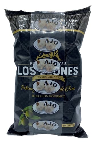 Los Leones Kartoffelchips in Olivenöl mit Knoblauch
