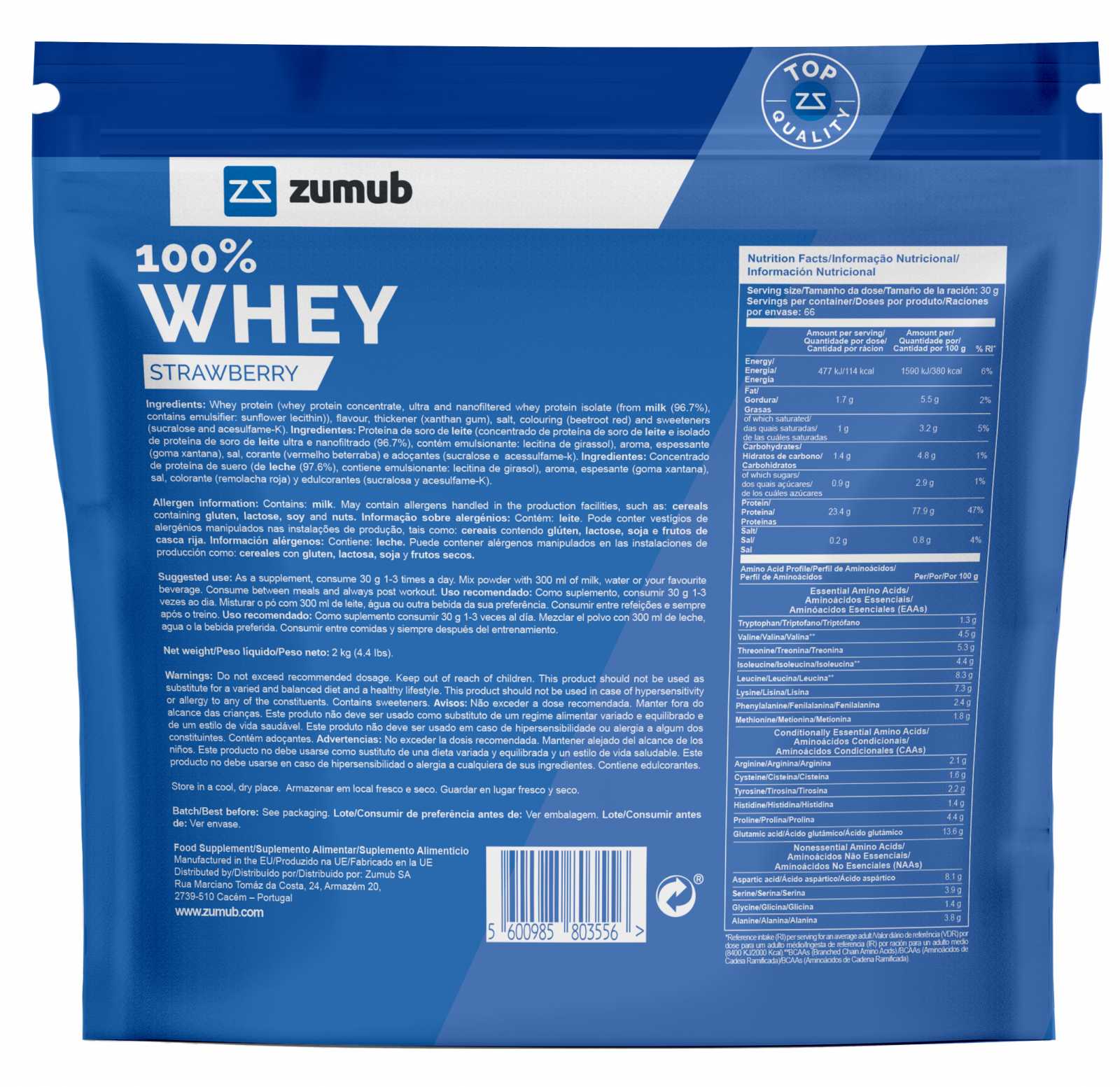 Zumub 100% Whey 500g
