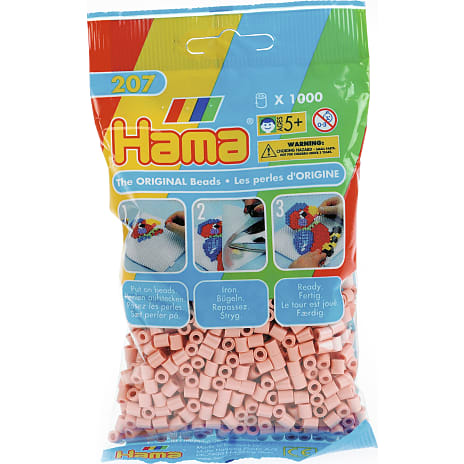 Hama perler 1000 stk. - mat rosa