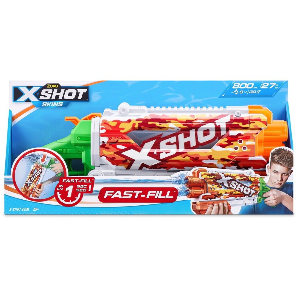 XSHOT Water Fast-Fill Skins Pump Action Water Blaster Sun Camo von ZURU