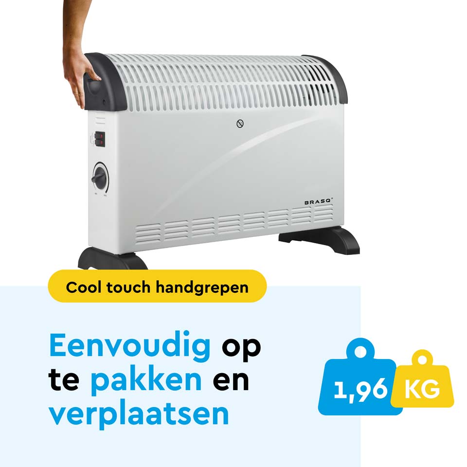 BRASQ CH300 elektrische convectorkachel - White