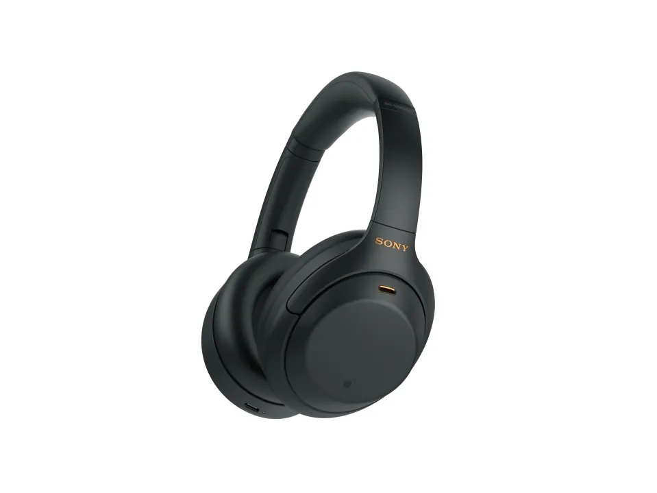 Sony WH-1000XM4 - Hovedtelefoner med mik. - fuld størrelse - Bluetooth - trådløs, kablet - NFC - aktiv støjfjerning - 3,5 mm jackstik - sort