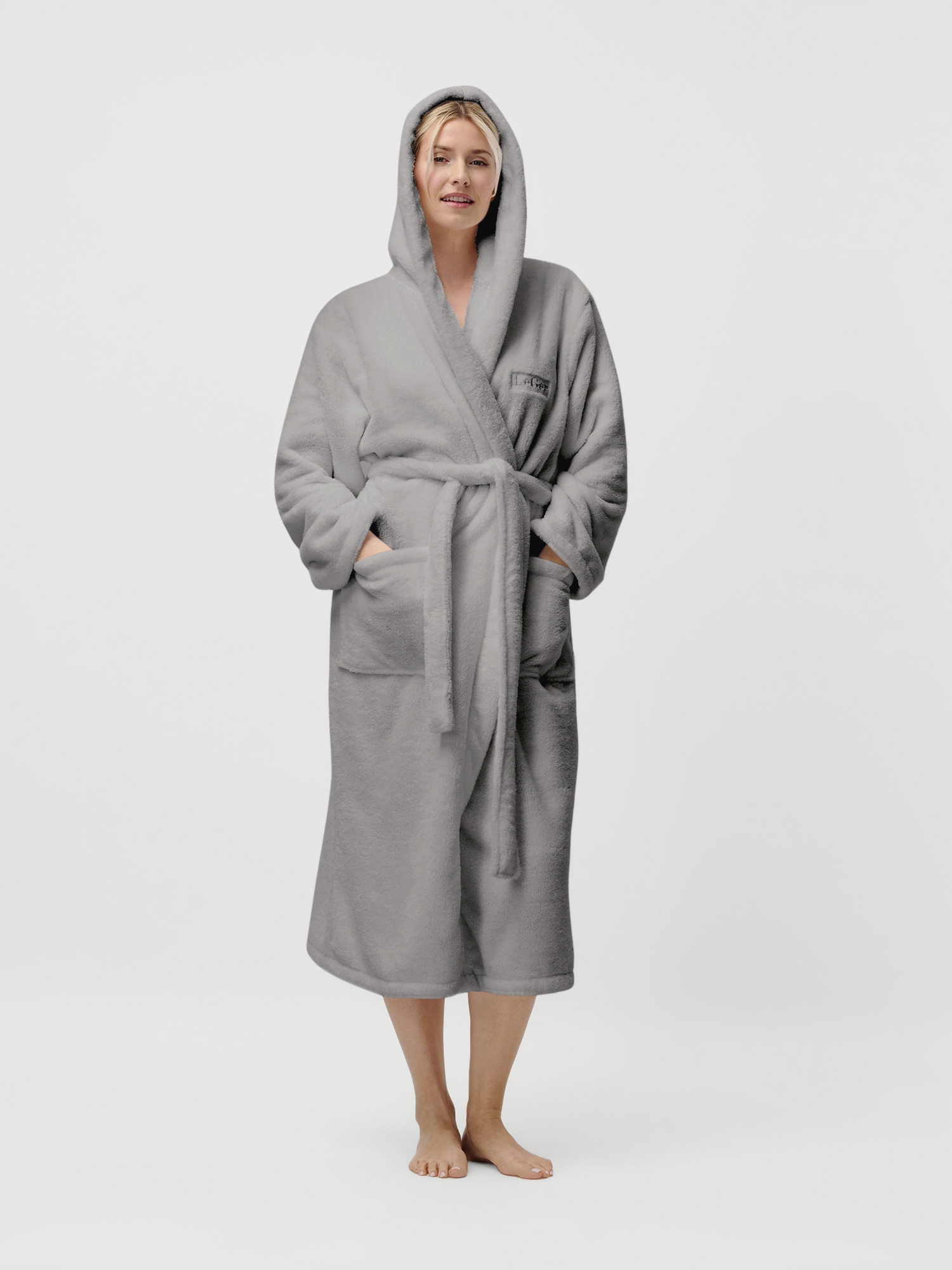 LeGer Home by Lena Gercke Unisex-Bademantel »Lovina, ideal für Sauna & Spa, Hotelbademantel, Morgenmantel«, 1 Stk. kuschelig weicher Fleece, plüsch, für Damen und Herren, XS-3XL