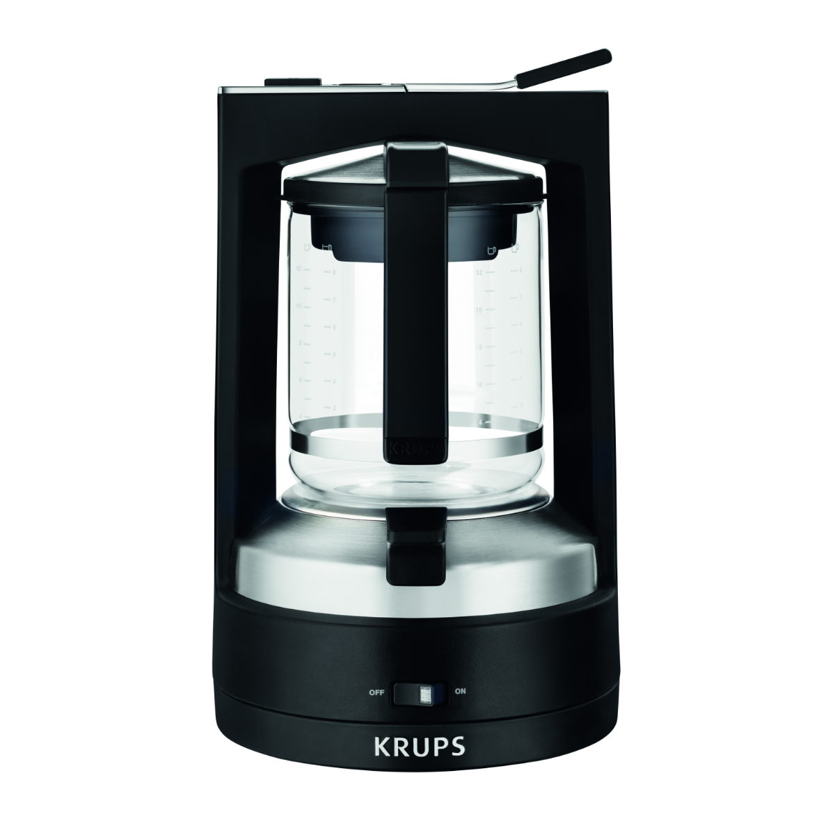 CAFETIERE PRESSION NOIR INOX 12 TASSES