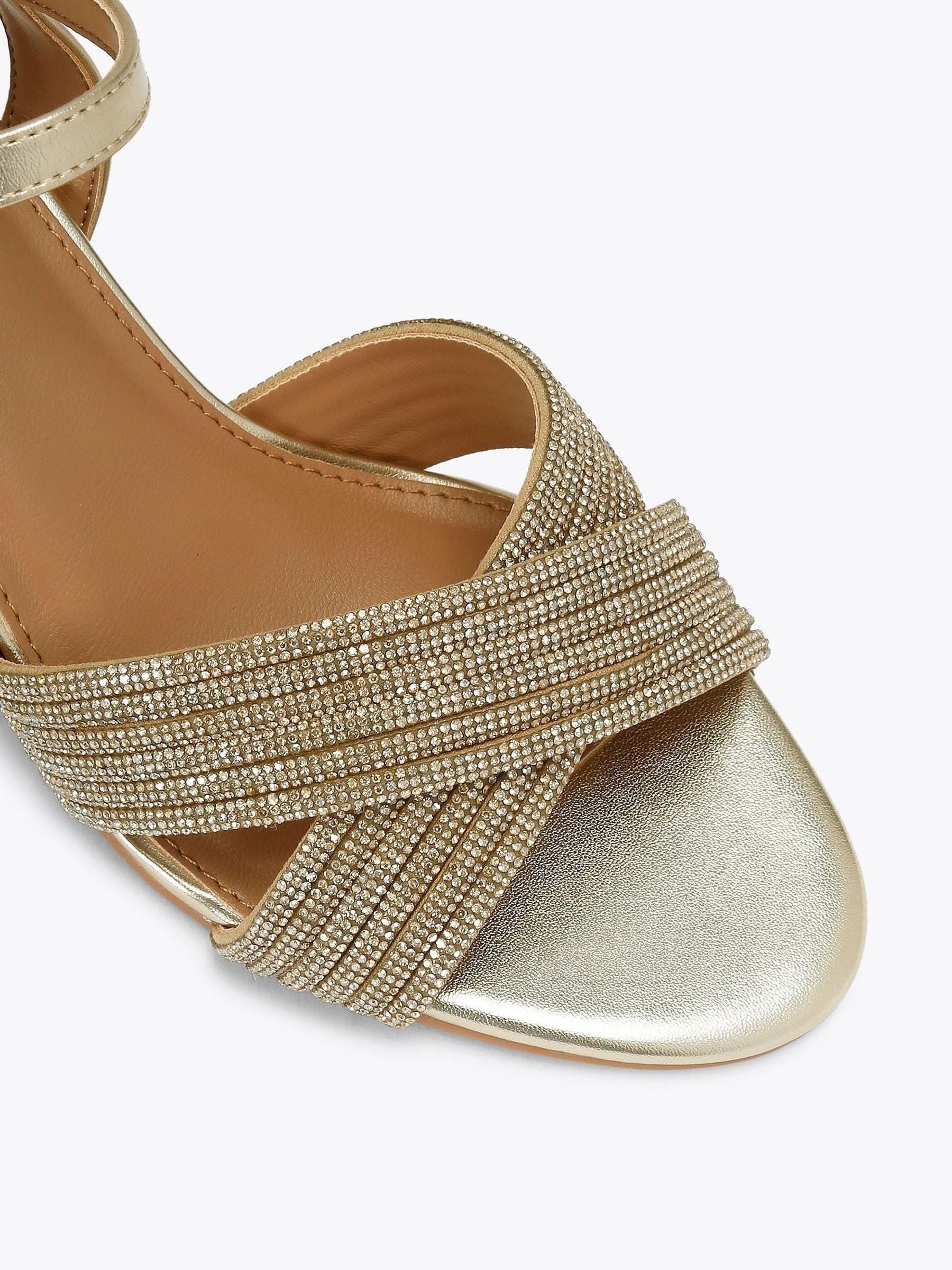 Goud - Carvela Divine Block Sandals