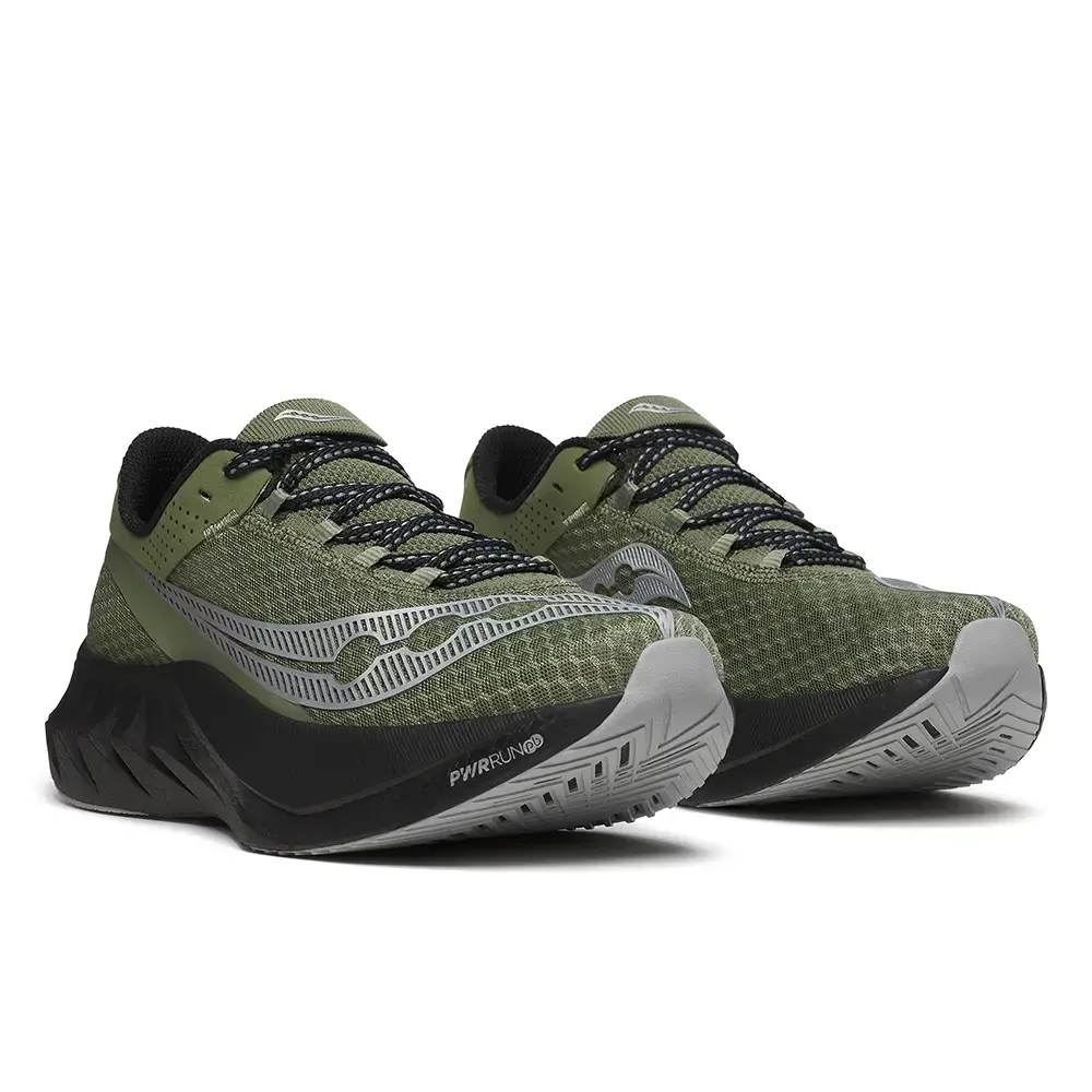 Saucony Endorphin Pro 4 Hardloopschoenen Olijfgroen/Zwart Heren