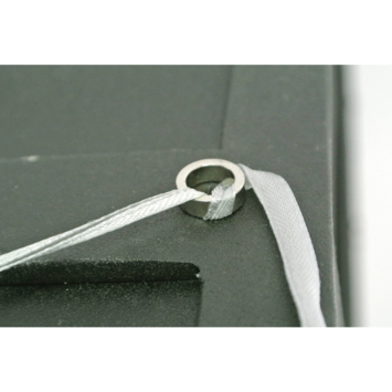 Magneet ring Neodymium zilver 8,5/12x4mm 6 stuks