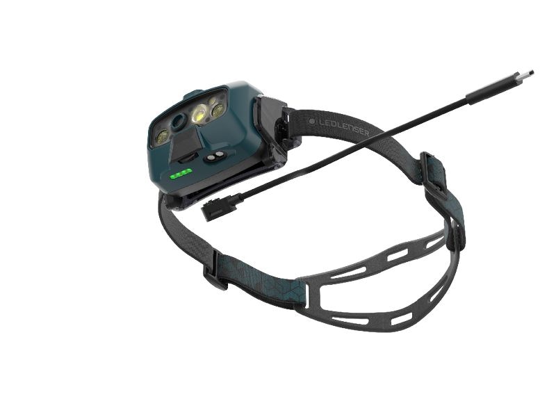 LED LENSER Stirnlampe HF8R Core Grün Wasserfeste Kopflampe