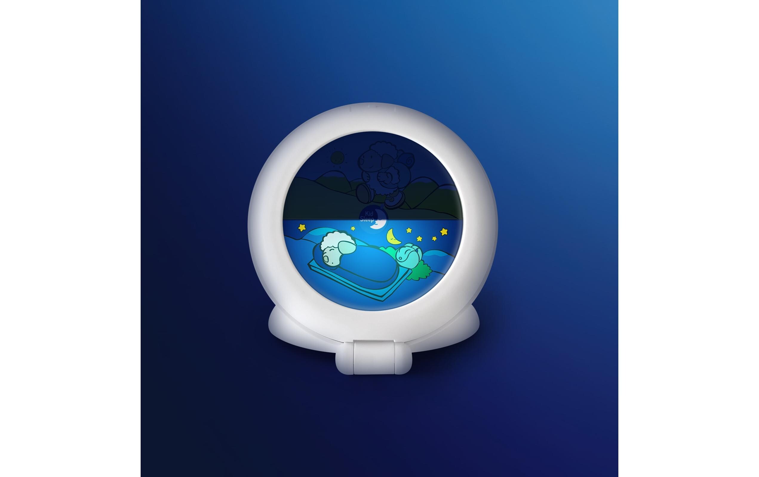 Wecker KidSleep Globetrotter WeissSchlaftrainer mit Projektionen