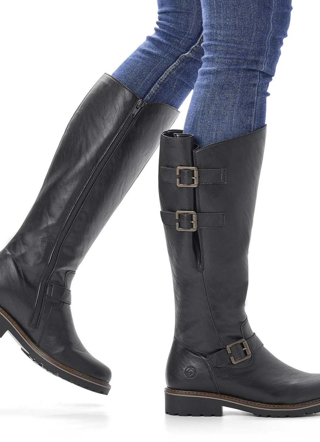 Remonte Stiefel mit Narben-Struktur