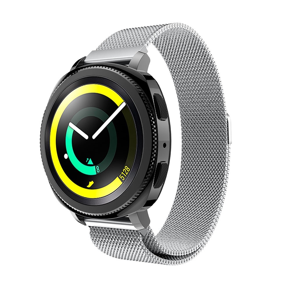 Samsung Galaxy Watch 3 (41mm) Edelstahl Magnet Armband Milanaise - Silber