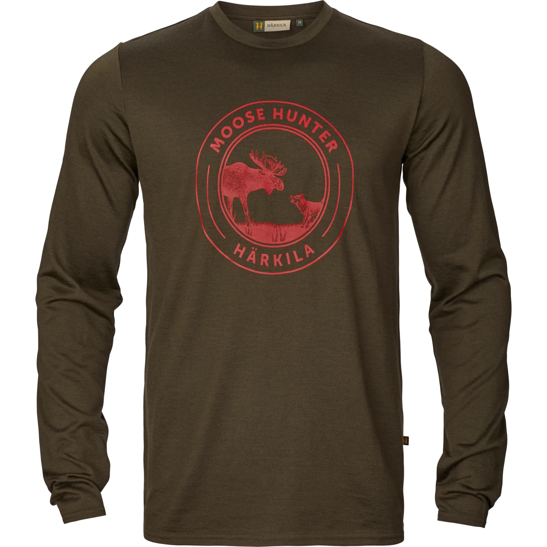 Härkila Härkila Game Långärmad T-Shirt Willow Green Moose