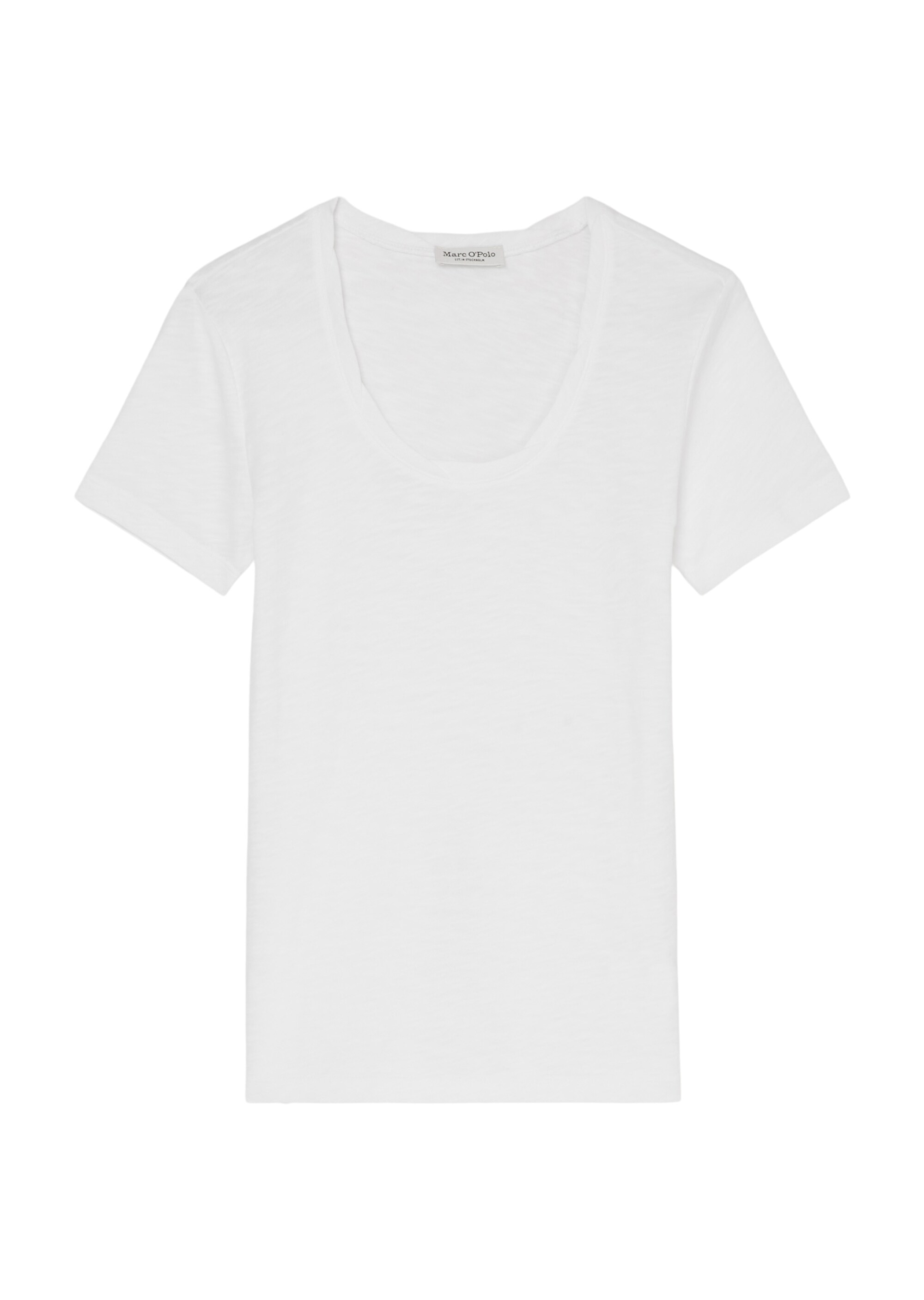 T-Shirt regularaus Slub-Jersey
