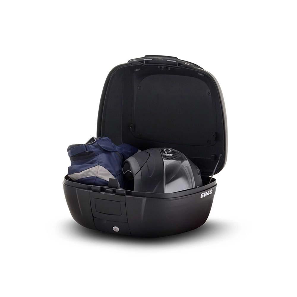 Shad - Top case SH40 Alu Look Noir / Aluminium