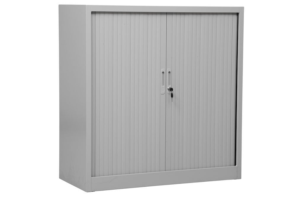 PROREGAL Rolluikkast Wezel 2 Plankhoogtes HxBxD 105 x 120 x 40 cm Grijs