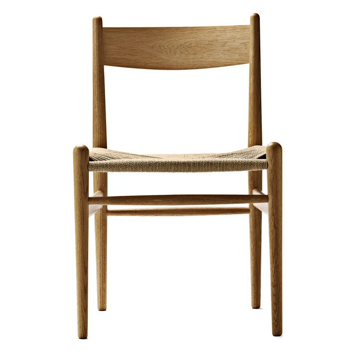Carl Hansen - CH36 Chair, Eiche geseift / Naturgeflecht