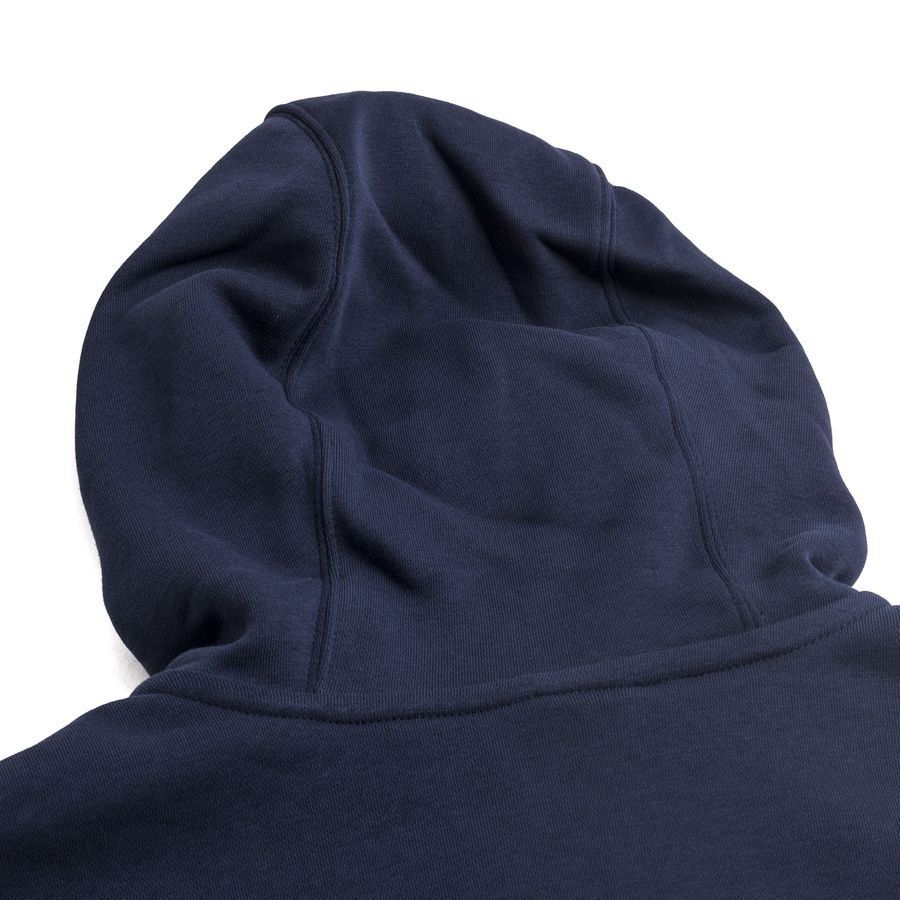 Nike Sweat à Capuche NSW Club - Bleu Marine/Blanc