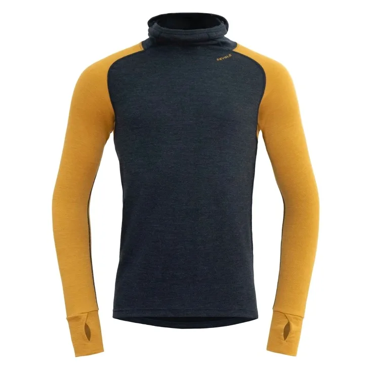 Devold Expedition Merino Silk Hoodie Man Ink/Arrowwood