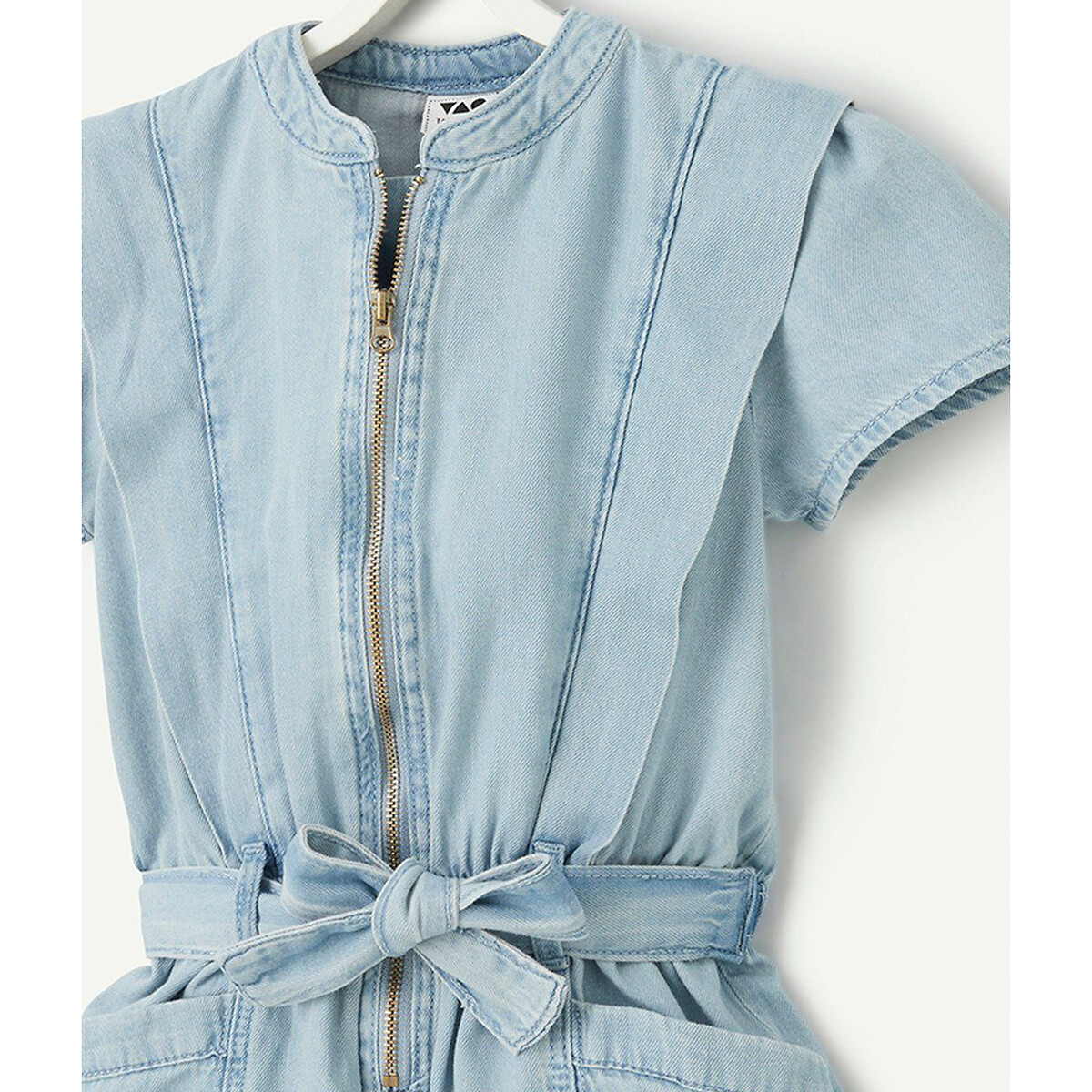 TAPE A L'OEIL<br>Curta combinada em jeans