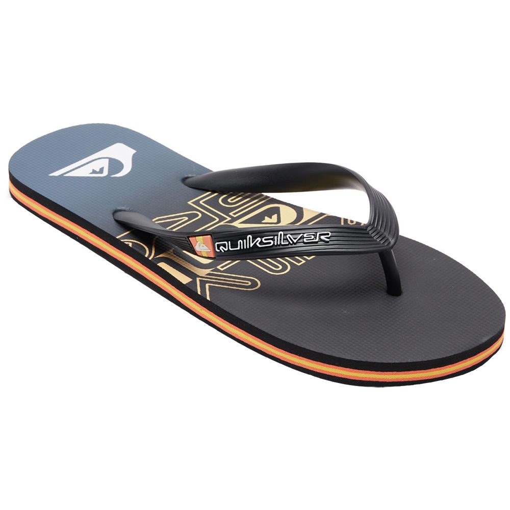 Quiksilver Molokai Wordblock Sandalen Herren schwarz